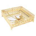 PORTE PAPIER DECO METAL 18X5 CM MODELE OR 