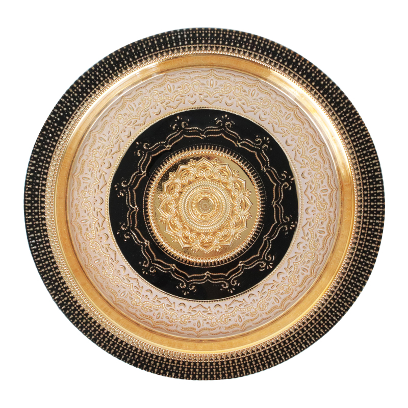 ASSIETTE DECO VERRE 33 CM