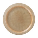 ASSIETTE DECO VERRE 33 CM