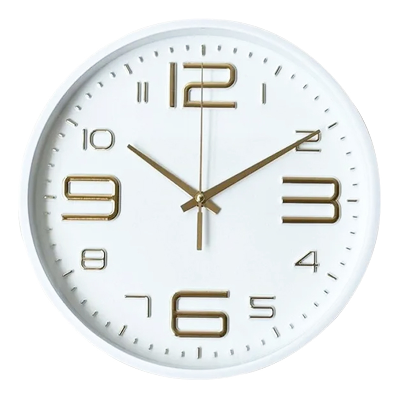 Horloge murale déco 29 cm mix Noir &amp; Blanc