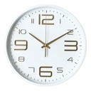 Horloge murale déco 29 cm mix Noir &amp; Blanc