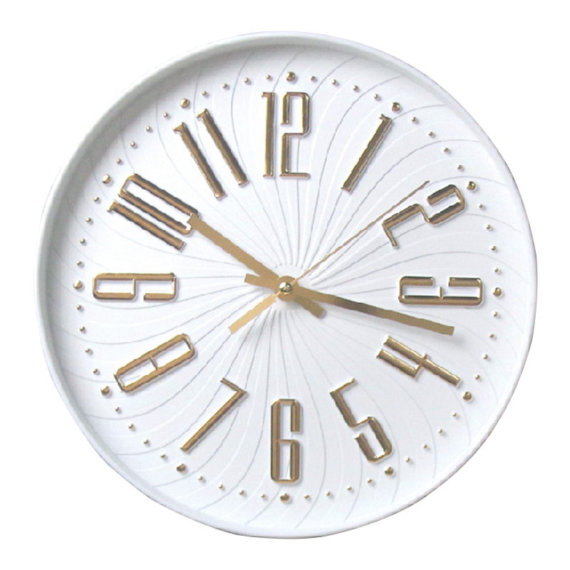 Horloge murale déco 29 cm mix Noir &amp; Blanc