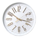 Horloge murale déco 29 cm mix Noir &amp; Blanc