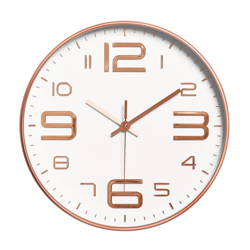 Horloge murale déco 29 cm Blanc