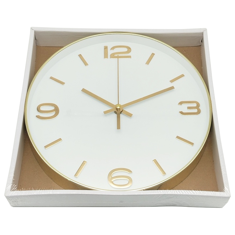 Horloge murale déco 29 cm Blanc