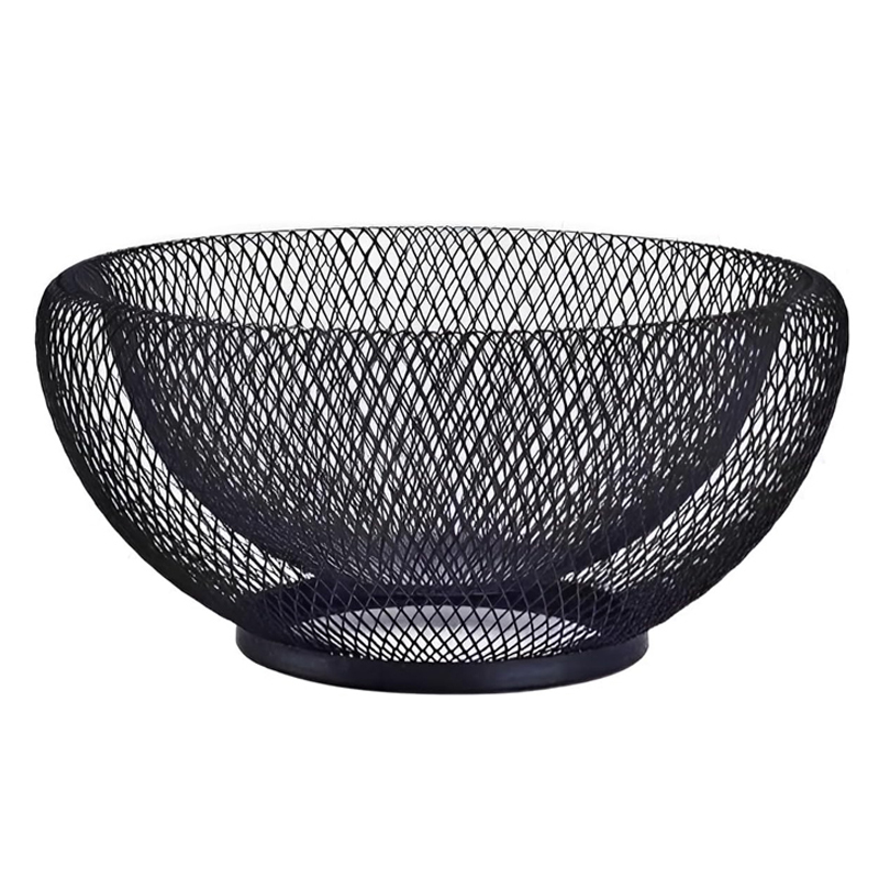 Bol à fruit métal 29x12 cm Modèle Noir