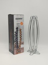 Support à capsules EXPRESSO (Compatible Nespresso) métal inox 38x14 cm