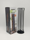 Support à capsules EXPRESSO (Compatible Nespresso) métal noir 37x11 cm