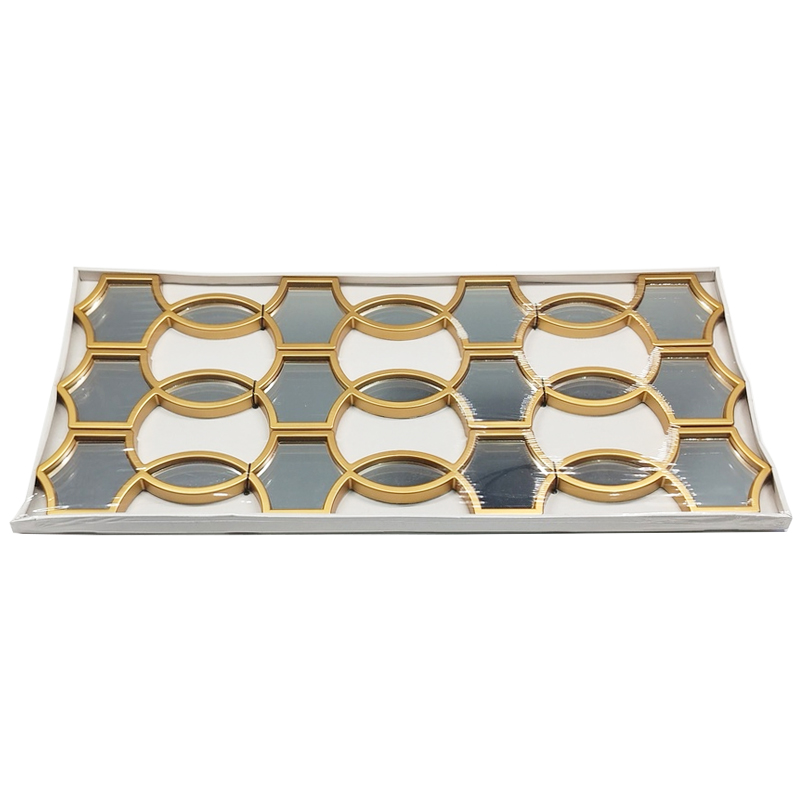 Mirroir 87x39 cm plastique modèle OR 