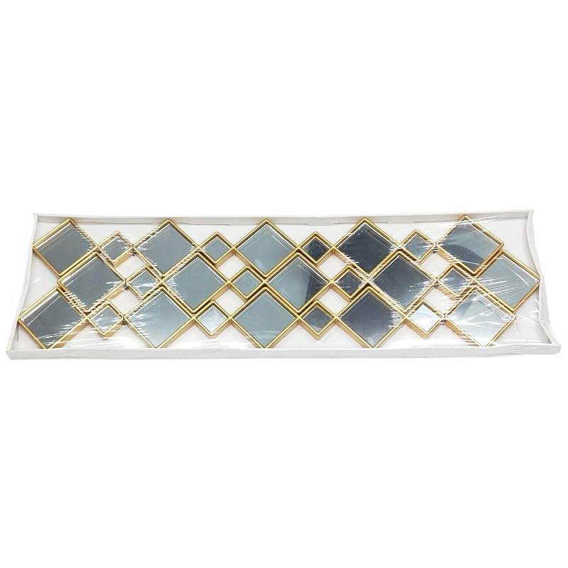 Mirroir 93x27 cm plastique modèle OR 