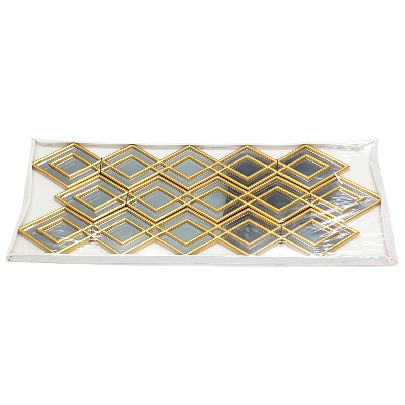 Mirroir 95x35 cm plastique modèle OR 