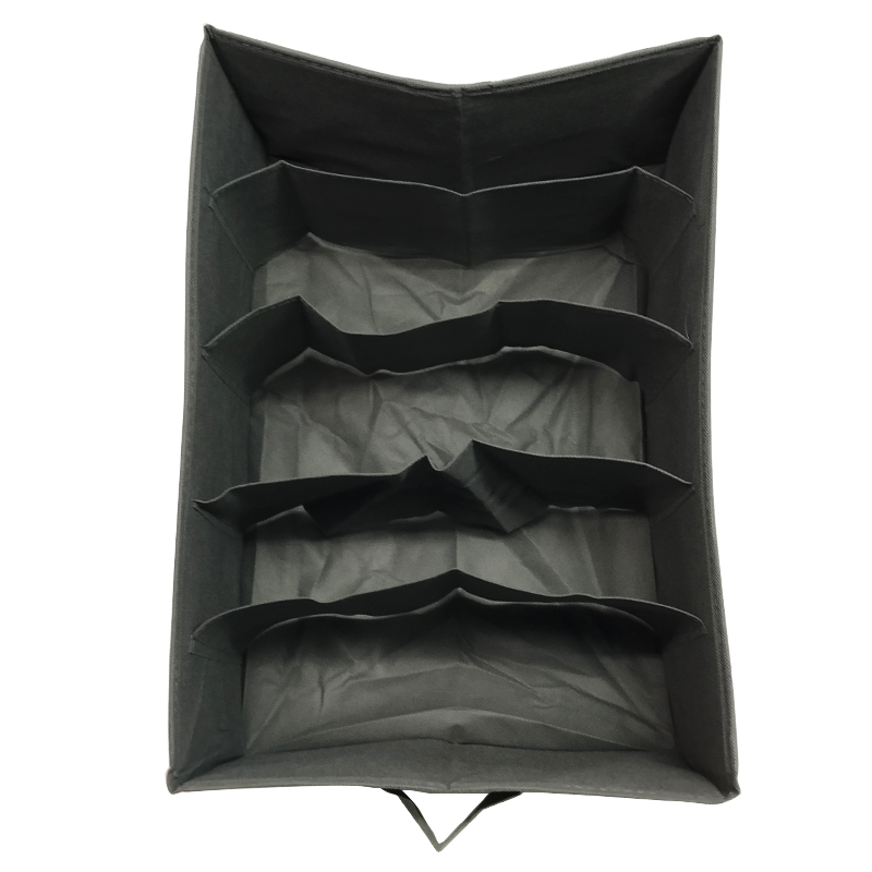 RANGEMENT VETEMENTS 42X30X22 CM MIX GRIS / BEIGE