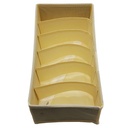 RANGEMENT VETEMENTS 32X16X10 CM MIX GRIS / BEIGE