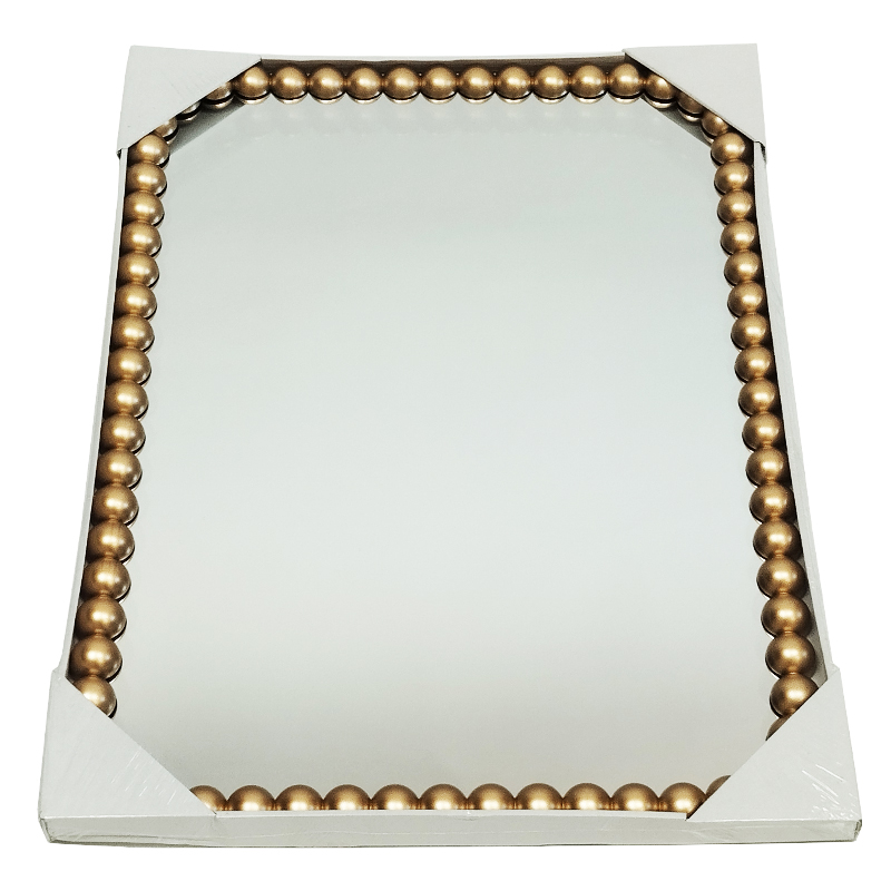 MIRROIR PLASTIQUE MODELE OR 74X55 CM