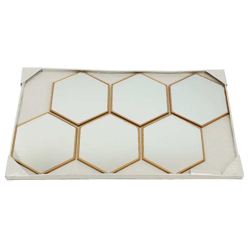 MIRROIR PLASTIQUE MODELE OR 71X41 CM