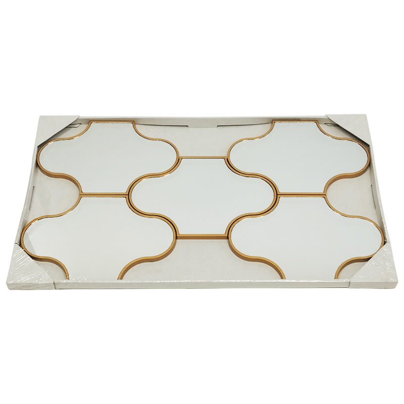 MIRROIR PLASTIQUE MODELE OR 66X38 CM