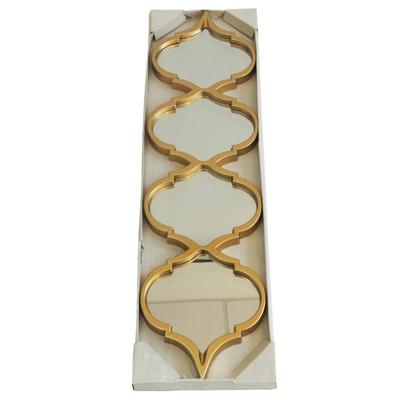 MIRROIR DECO PLASTIQUE 105X25 CM MODELE OR