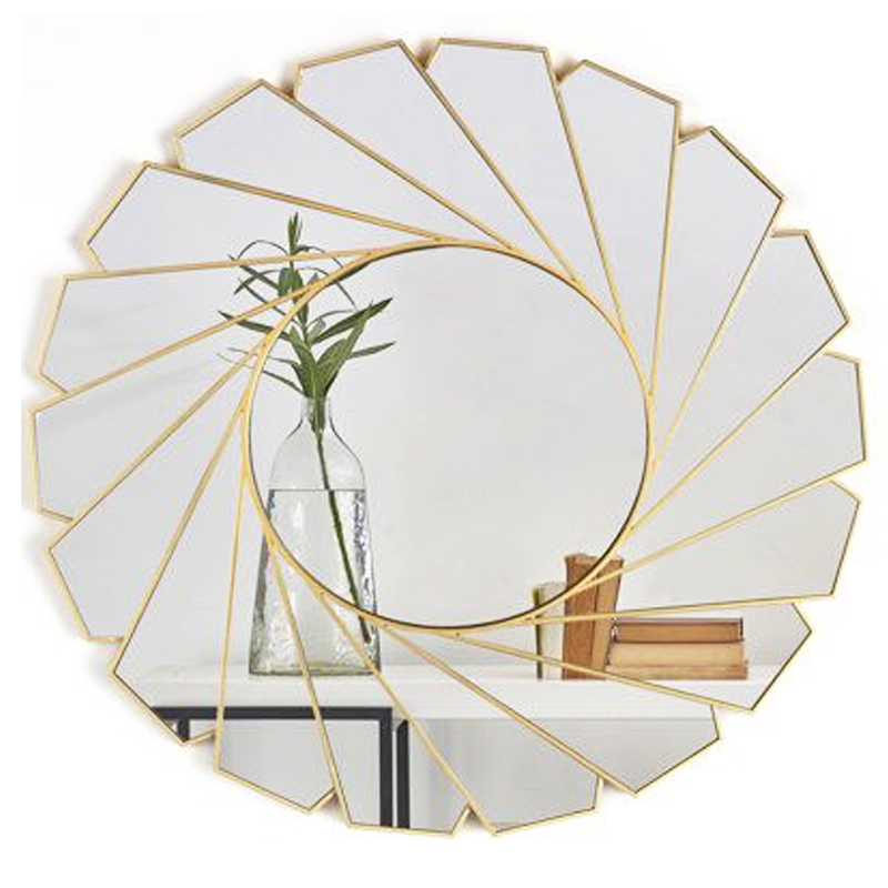 MIRROIR DECO PLASTIQUE 61X61 CM MODELE OR