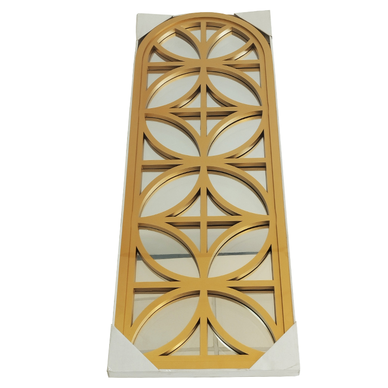 MIRROIR DECO PLASTIQUE 102X37 CM MODELE OR