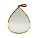 MIRROIR DECO METAL 29X18 CM MODELE OR
