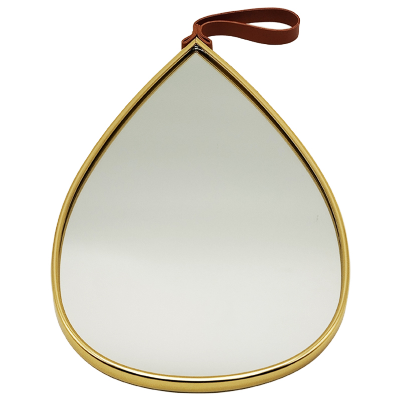 MIRROIR DECO METAL 40X22 CM MODELE OR