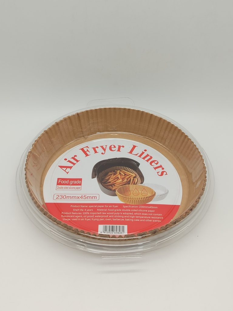 PAPIER AIR FRYER 50 PIEES 23X4.5 CM COULEUR MARRON