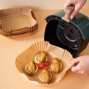 PAPIER AIR FRYER 16X16X4.5 CM COULEUR MARRON