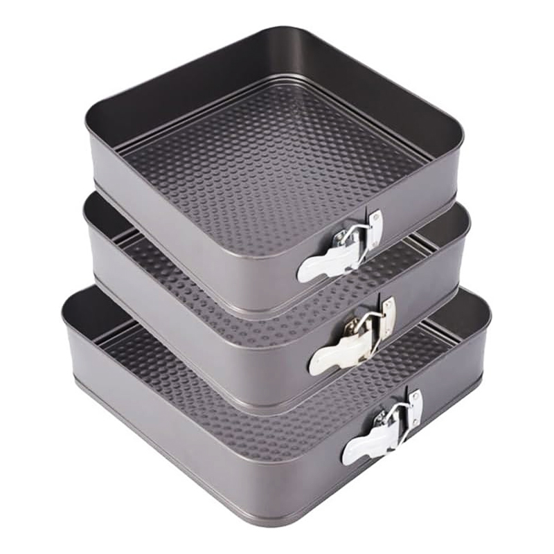SET 3 MOULES 26X26 / 24X24 /22X22 CM COULEUR GRIS