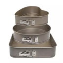 SET 3 MOULES 27X27 / 20X23 /26 CM COULEUR BEIGE