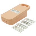 Coupe Légumes Multi-fonctions, lame inox, 30x11x8 cm couleur Orange