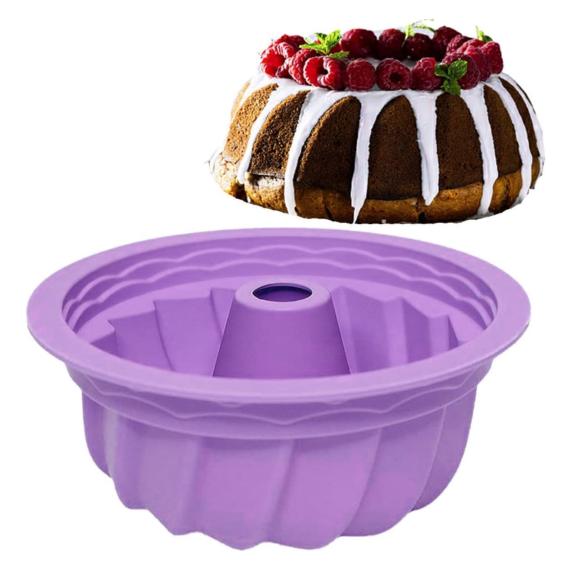 Moule silicone 23 cm mix couleur Vert / Bleu / Rose