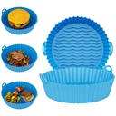 Moule silicone AIR FRYER 23 cm mix couleur Bleu / Noir / Gris