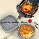 Moule silicone AIR FRYER 22x22 cm mix couleur Bleu / Noir / Gris