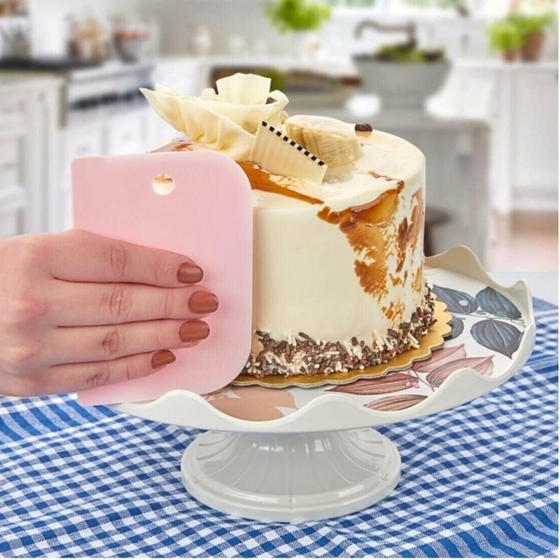 Coupe pâte 3 pièces 12x9 cm mix couleur Rose / Bleu
