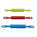 Rouleau à patisserie en silicone 48 cm mix couleur Rouge / Bleu / Vert
