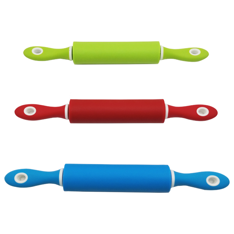 Rouleau à patisserie en silicone 53 cm mix couleur Rouge / Bleu / Vert