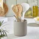 PORTE COUVERTS PLASTIQUE 12X13 CM COULEUR MIX BLANC/NOIRE/BEIGE/GRIS