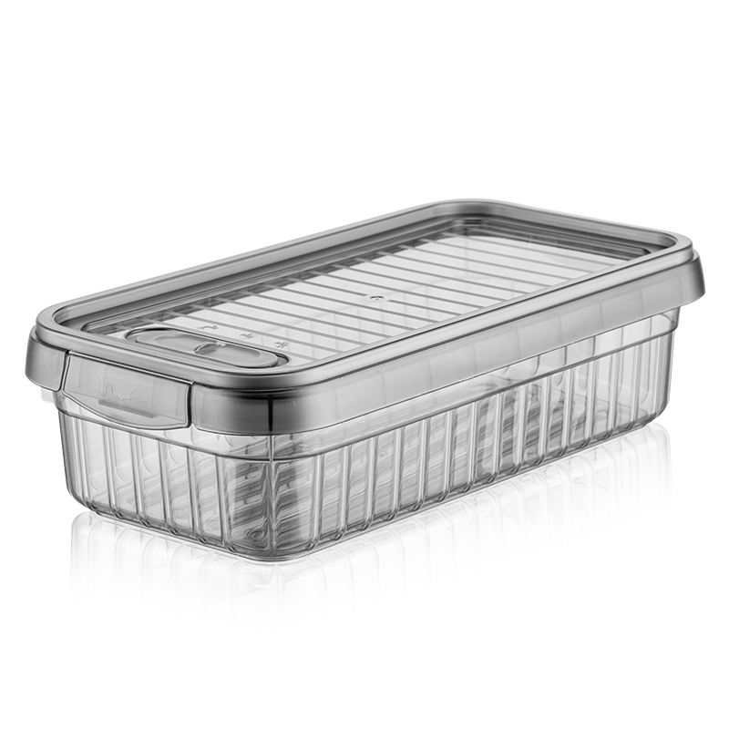 BOITE ALIMENTAIRE LONG FORMAT 2 LITRES 15X29X8 CM COULEUR MAT
