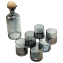 Set Bouteille avec support bois 1.20 L+ 6 verres