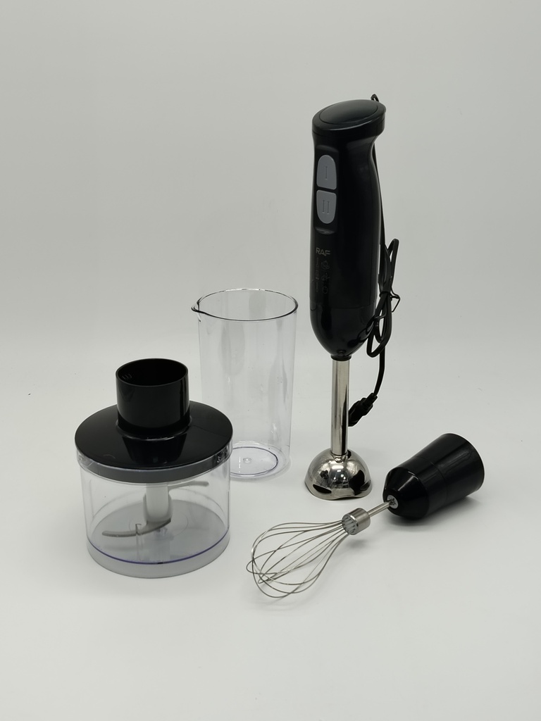 Set 4 pièces batteur électrique 600 ml 340 W Couleur Noir