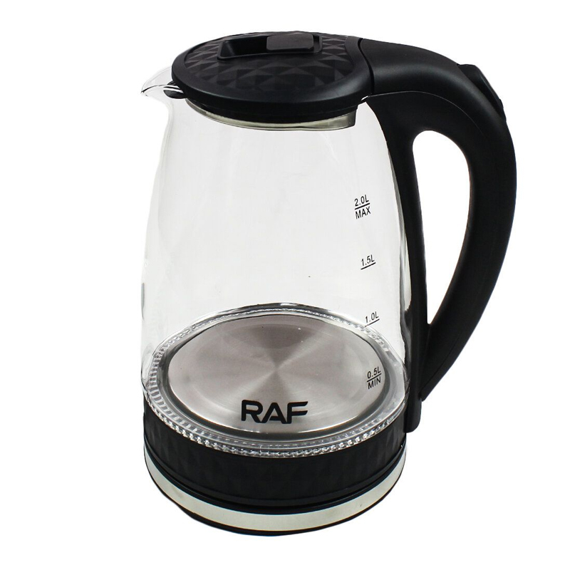 Bouilloire électrique 2 Litres 2000 W Couleur Noir