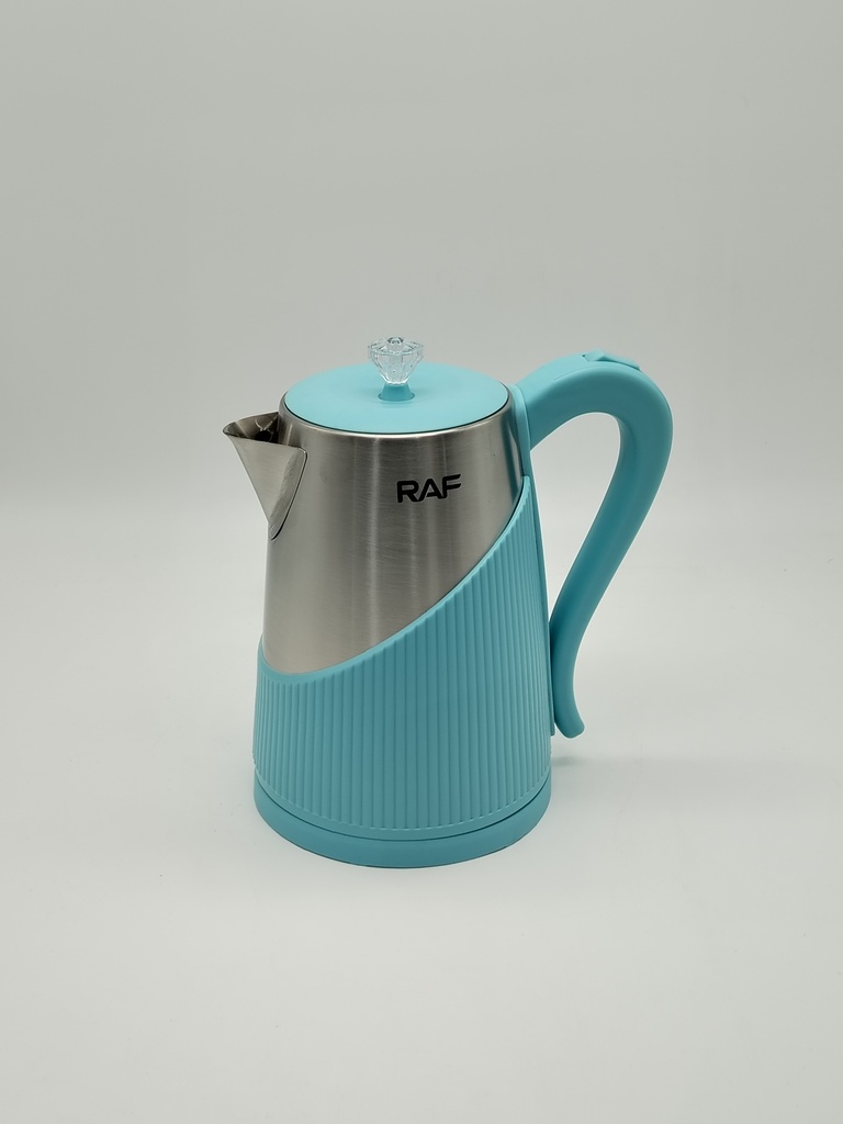 Bouilloire électrique 2 Litres 2000 W couleur mix Vert / Bleu / Blanc