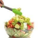 PINCE A SALADE METAL + PLASTIQUE 30 CM COULEUR MIX ROUGE / VERT