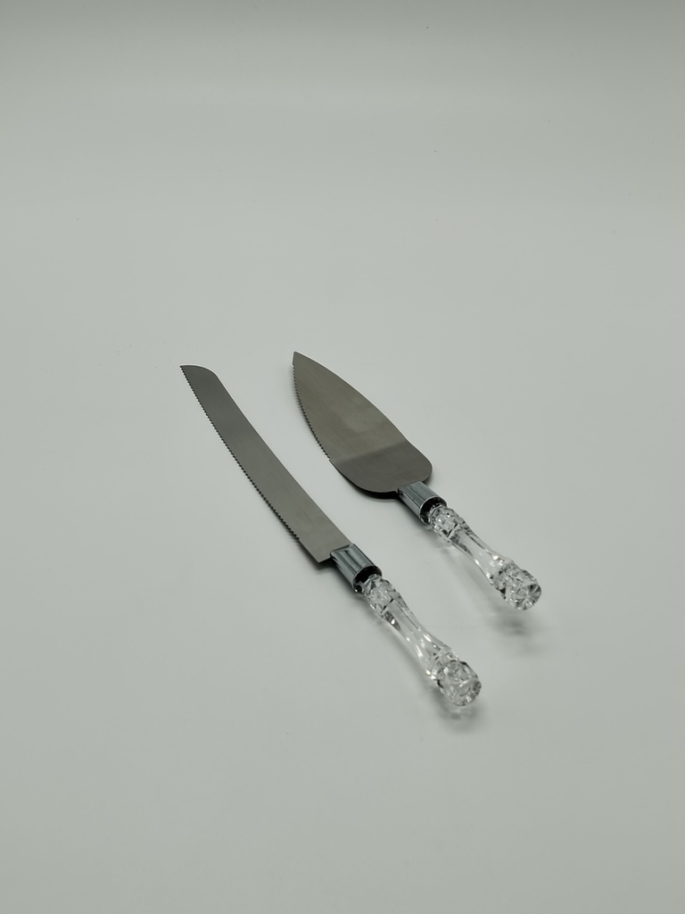 SET COUTEAUX A GATEAU 2 PIECES