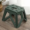 TABOURET PLIABLE PLASTIQUE 28X20X24 CM COULEURS MIX NOIR / VERT / MARRON