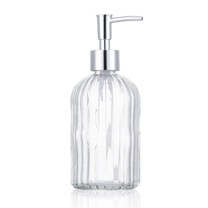 Distributeur savon en verre 350 ML transparent