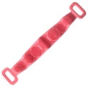 Frotte dos Silicone 70x8,5 cm couleurs mix Bleu - violet - vert - rose