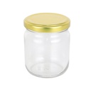 POT EN VERRE 190 CC COUVERCLE OR