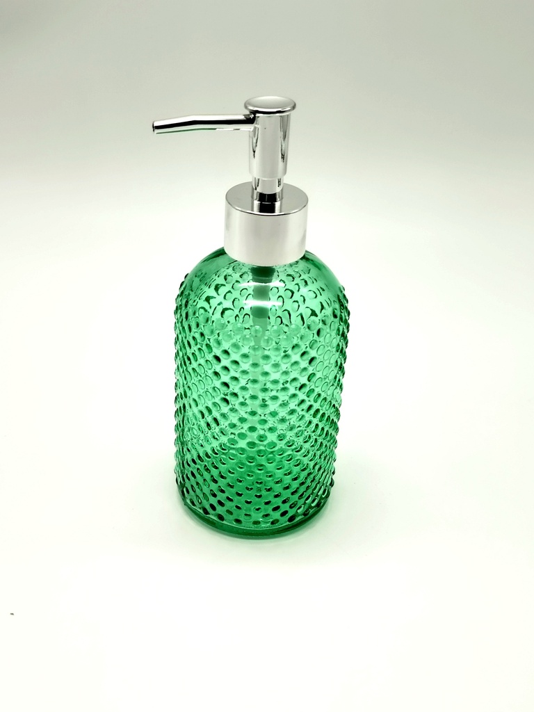 PORTE SAVON EN VERRE 350 ML COULEUR VERT