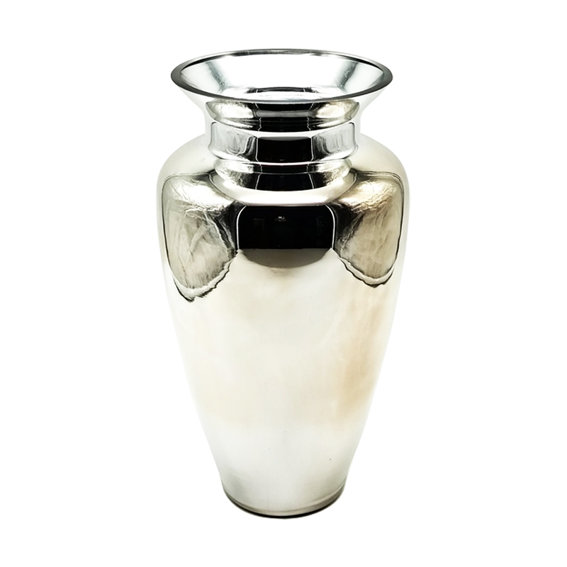 VASE DECORATIF EN VERRE 37X16 CM MODELE ARGENT